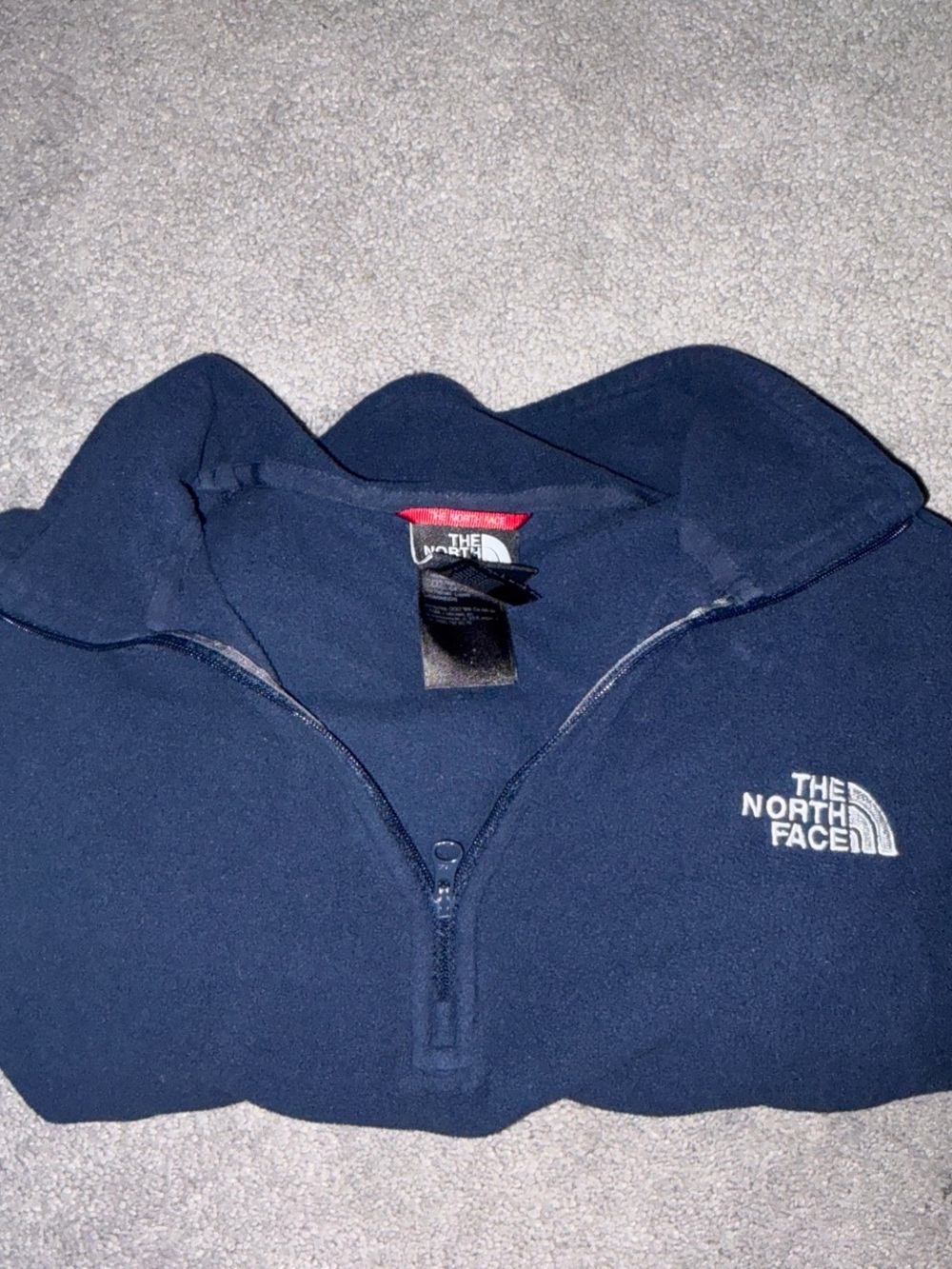 The North Face Men’s Navy Half-Zip Fleece Pullover